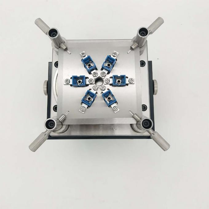 Машина для полировки оптических волокон в работе