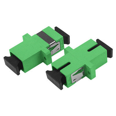качество  SC Type Flange Fiber Optic Adapters Simplex APC Low Insertion Loss фабрика