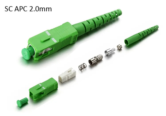 SC UPC APC симплекса соединителя стекловолокна OEM 3mm FTTH двойной