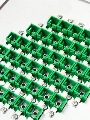 36 Позиции Полировка оптоволоконной плитки с отвержденной нержавеющей сталью S2316 для APC Потеря возвращения ≥ 60 дБ