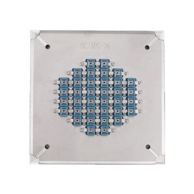 36 Позиции Полировка оптоволоконной плитки с отвержденной нержавеющей сталью S2316 для APC Потеря возвращения ≥ 60 дБ