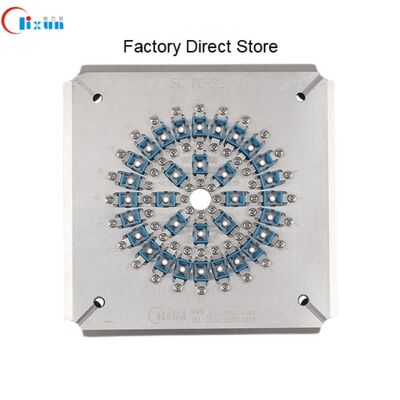 SC UPC Оптические волоконные полирующие приспособления с отвержденной нержавеющей сталью S136 для 24 соединителей в одном цикле и потери вставки ≤ 0,20 дБ