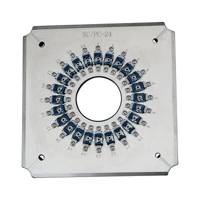 24 Порт SC UPC Оптическая шлифовка из твердой нержавеющей стали S136 и потеря вставки ≤ 0,20 дБ