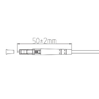 соответствие соединителей SX SM Lc Upc ROHS гибкого провода волокна 3.0mm