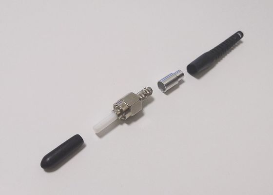 Соединители гибкого провода волокна Apc Upc медицинской промышленности с Ferrule металла