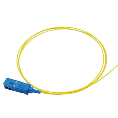 кабель отрезка провода Sc Upc гибкого провода оптического волокна Pvc G652d 1m 0.9mm двухшпиндельный
